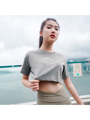 CHIOS CLUB - Crop TOP / Olive  SS22 Series (4色入)
